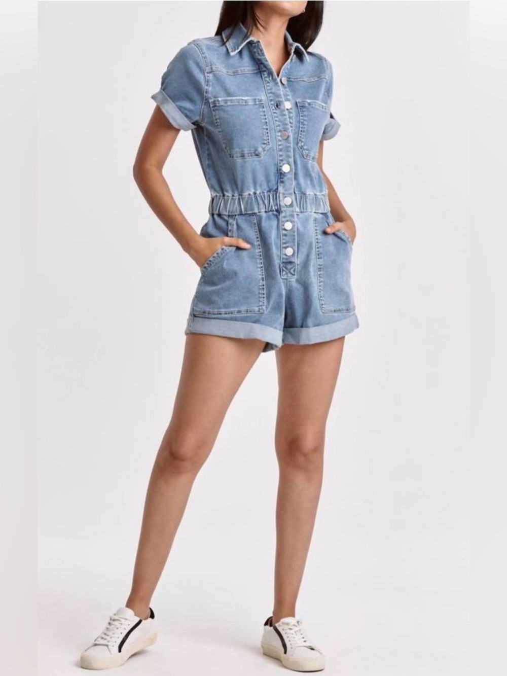 NWOT Dear John Denim Jocie Romper Size Med